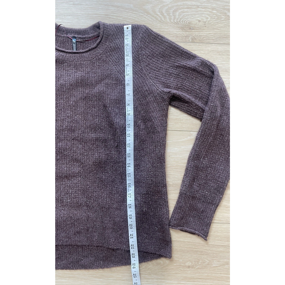 KUHL Women’s Small Long Sleeve Sweater Purple Eggplant Super Soft Stretch Knit S - Picture 8 of 8